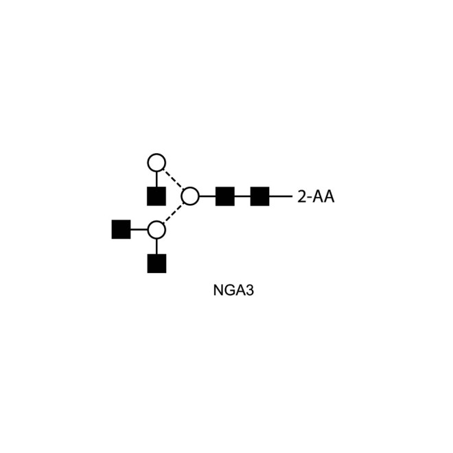 NGA3 glycan (A3), 2-AA labelled