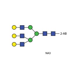 NA3 glycan (A3G3), 2-AB labelled