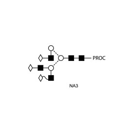 NA3 glycan (A3G3), procainamide labelled