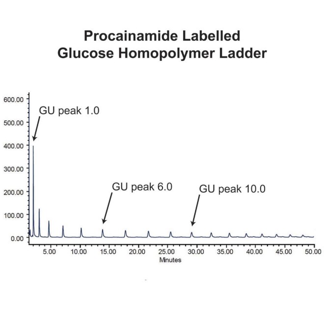 Glucose homopolymer ladder (procainamide labelled)